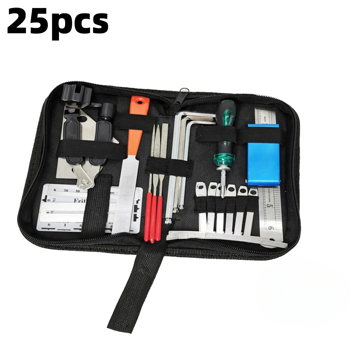 Description Picture 2 of itemMiwayer 25/72 Guitar Repairing Tools Kit Setup Kit with Carry Bag Perfect Gift for Music Or String Instrument Enthusiast