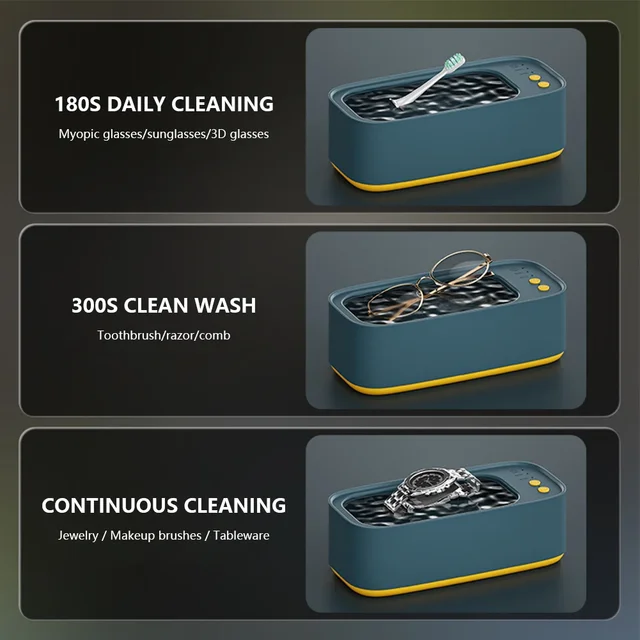 휴대용 초음파 세척 기계: 깨끗하고 번쩍이는 품목을 위한 최적의 선택