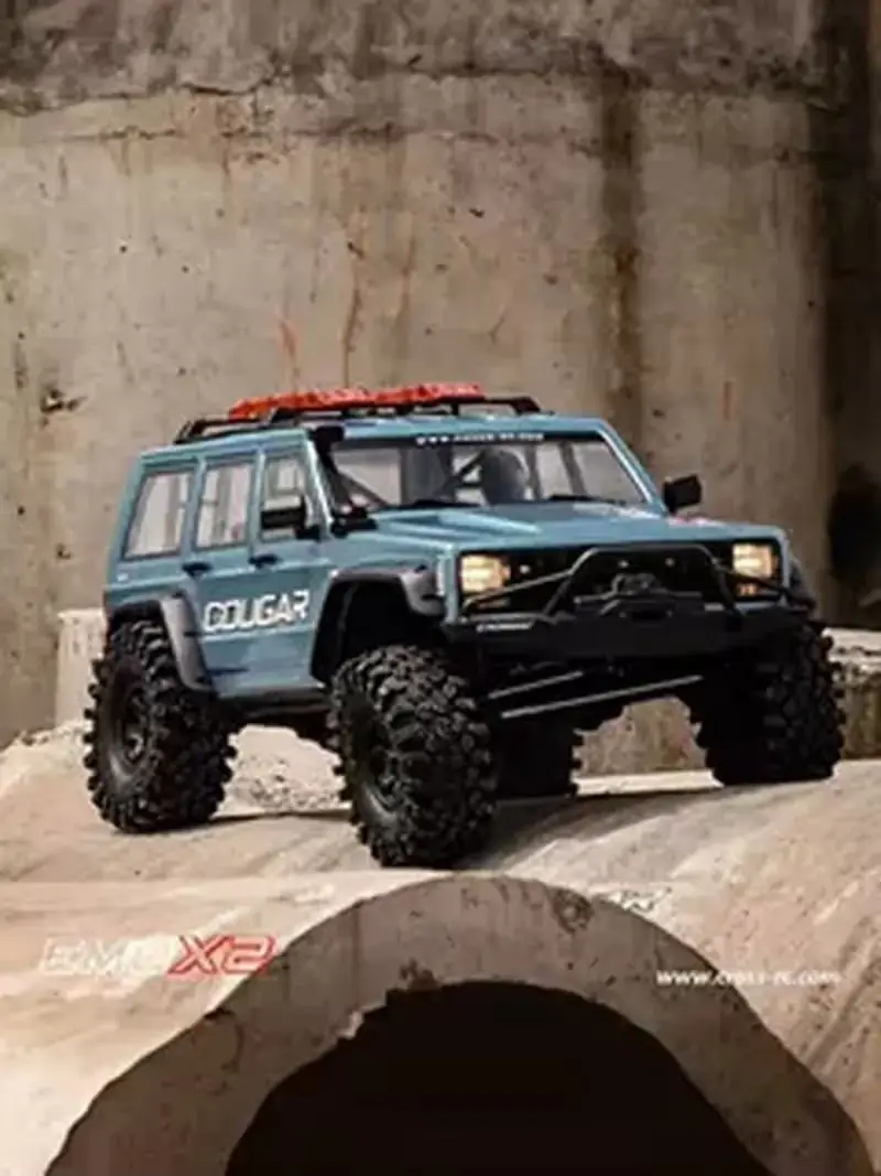 Crossrc1: 8new Remote Control Emo X2 Lion 1/8 Climbing Vehicle Off Road Rtr Differential Lock Dual Speed Door Bridge Wade Throat 2