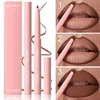 12Color Waterproof Lip Liner Pencil Dark Red Brown Lipstick Pencil Lip Outline Nude Matte Lipstick Crayon Contouring Tint Makeup 2