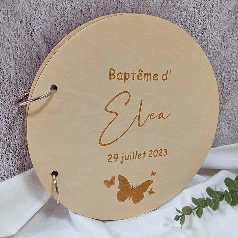 Personalized Baby Shower Guestbook Wedding Guest Book First Holy Communion Baptism Message Book Wedding Party Accessories
