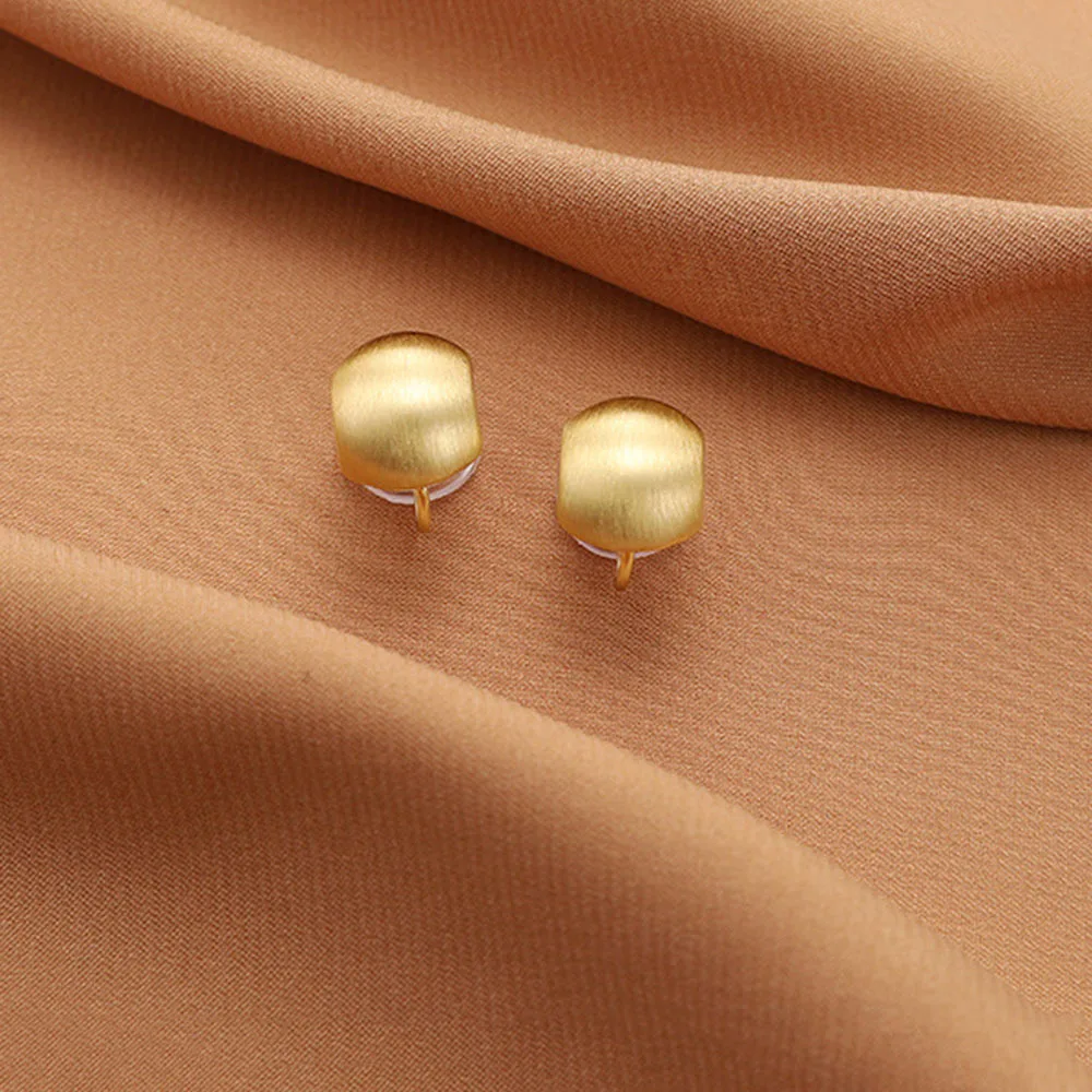ear clip earrings clip earrings ear clip Gold Color Geometric Round Heart Clip On Earrings For Women Non Pierced Metal Jewelry Party Gift Aretes Para Mujer