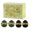 Yaozhi 4pcs Leather Makeup Puff Super Soft Do Not Eat Powder Liquid Foundation Air Cushion Blending Sponges  Cosmetic Applicator 2