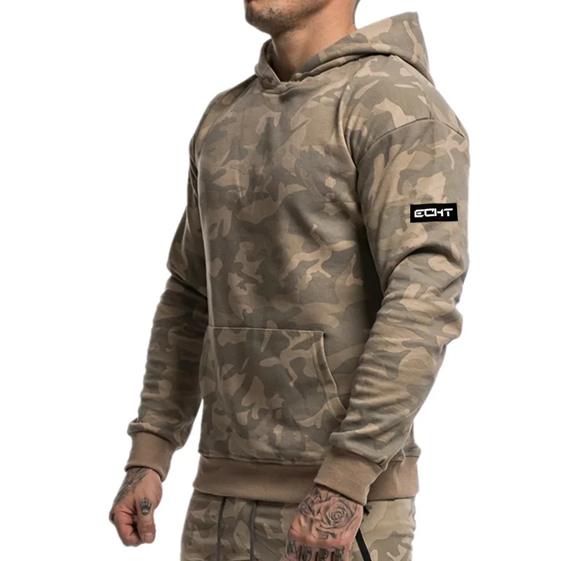 Autumn Winter Running Set Sweatpants Sportswear Gyms Fitness Tracksuit Male+Men Sport Suits Hoodies Pants Sets Sweatshirt