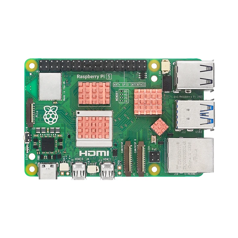 Raspberry Pi 5 Heat Sink Copper Aluminum Heatsinks Passive Cooling Pad with Self