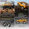 MN Model RC Car Mn168 1/12 Full Scale RTR 2.4G 4WD 280 Motor Proportional Off-Road Remote Control RC Truck Kids Toys Metal Parts 5