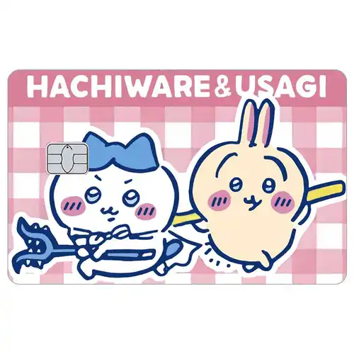 Cartoon Kawaii Chiikawas Credit Card Skin Stickers Cute Matte Sticker for VISA JCB Mastercard and Other IC Card Decorative - Image 3