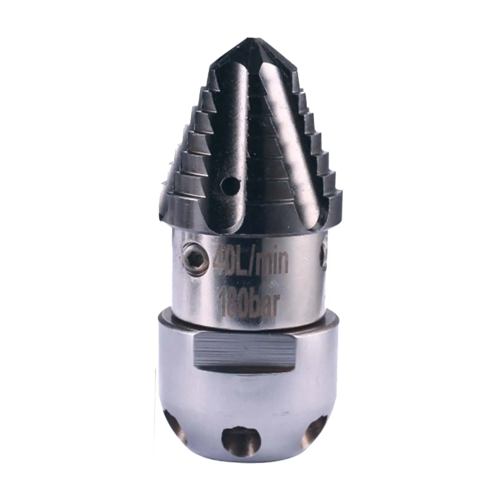 

Sewer Jetter Nozzle Middle 4 Rear 6 Adapter Pressure Drain Jetter Hose Nozzle Spray Head for Patio Outdoor Window Accessories