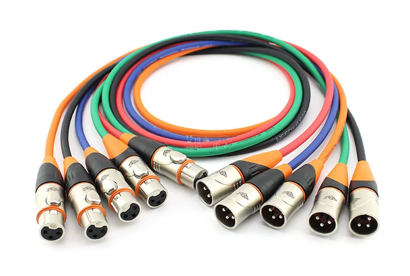 Audio-Kabel Abgeschirmtes Geflochtenes Digitales Audio-Koax-Mikrofonkabel XLR Instrumentenleitung Mixer Mehradriges Verbindungskabel – Detail 32