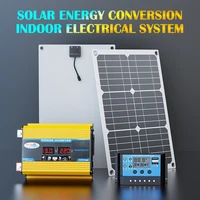 Kit de générateur solaire hors réseau 4KW – Contrôleur de charge solaire MPPT 100A + Onduleur à onde sinusoïdale pure + Câblage pré-assemblé, Alimentation électrique robuste pour applications résidentielles et mobiles 2