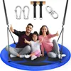 43" Saucer Tree Swing, 700lbs Weight Capacity, Waterproof Flying Saucer Swing with Adjustable Hanging Straps, Swing Seats 1