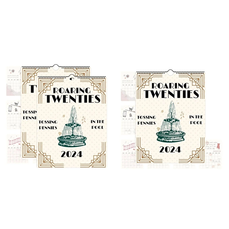 

2024 Roaring Twenties Calendar 12 Monthly Calendar Planner, Funny Hanging Monthly Wall Calendar