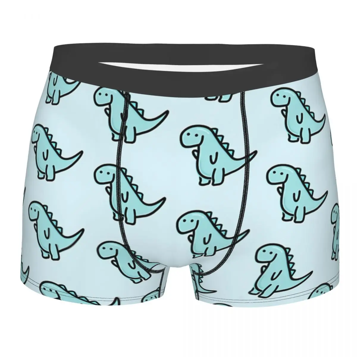CuteDinoMansBoxerBriefsDinosaursHighlyBreathableUnderwearHigh