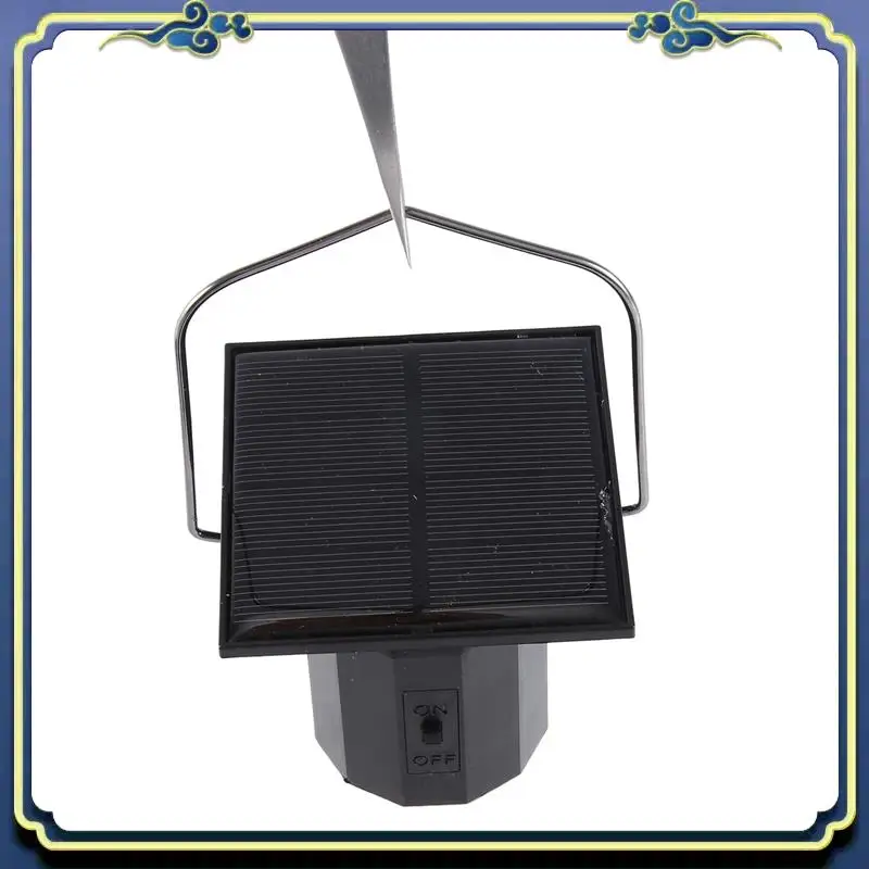 Latest Solar Hanging Display Motor Rotating Small Motor Solar Energy Wind Spinner Multi-Purposes Rotatable Hook 2Pcs