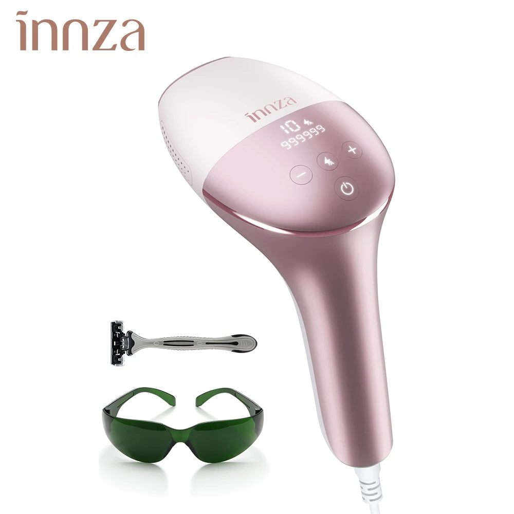 

INNZA Hair Removal,IPL Hair Removal Device Home Permanent 10 Levels 24J High Energy for Face Bikini Line Armpit Leg Back