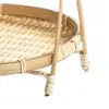 Rattan Woven Basket Vegetable Fruit Storage Snack Organizer Bamboo Weaving Small Basket Mlti-layer Weaving Basket Kitchen Decor 6