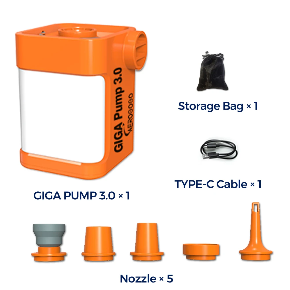 

Portable Mini Air Pump 3 in 1 Outdoor Camping Lantern Vacuum Pump Electric Inflator for Float Air Bed Air Mattress