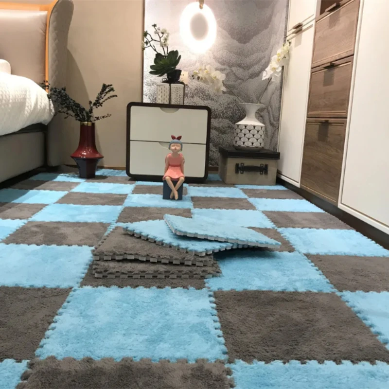 Puzzle Play Mat 30*30*1CM Play Mat Baby Toys Eva Foam Puzzle Carpet in Children's Room Keep Warm Playmat Soft Plush Children's Mat Baby