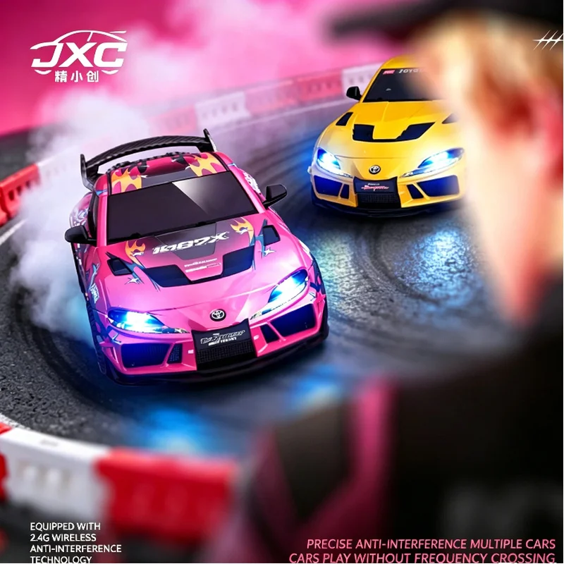 RC auto Supra 1/24 2,4 GHz 4WD 30 km/h - Červená