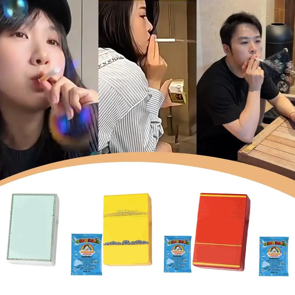새로운 스트레스 해소 플라스틱 상자 버블 블로잉 장난감 버블 성인용 스트레스 해소 사무실 꽃무늬 버블 블로우