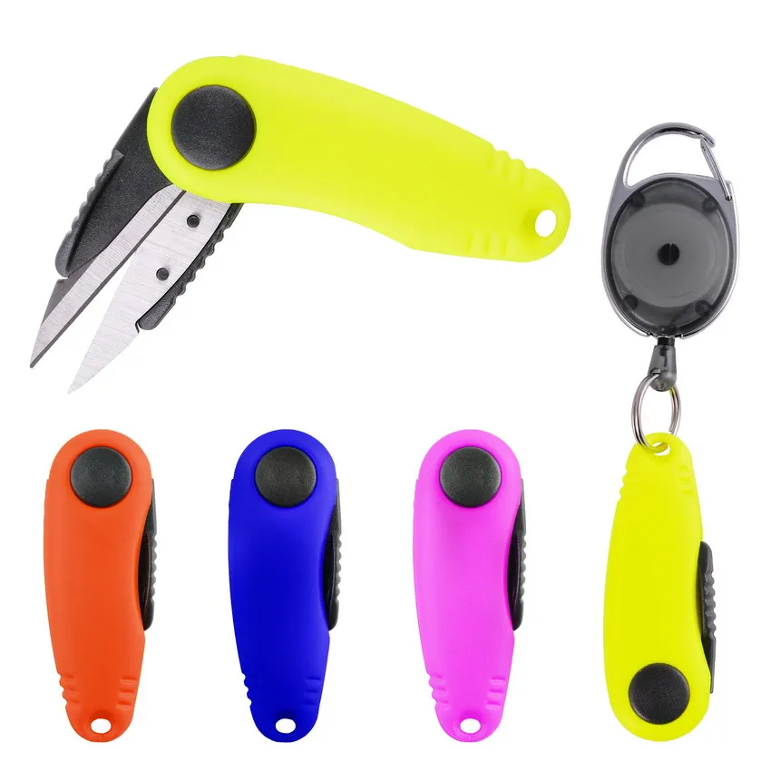 Fishing Quick Knot Tool kit Shrimp-type Fishing Line Cutter Clipper Nipper  Hook Sharpener Fly Tying Tool Tackle Gear