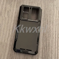 Ultimate Shockproof Phone Case with Back Ring Holder Bracket, Soft Protective Cover for Oukitel WP300 (TPU Case Black)