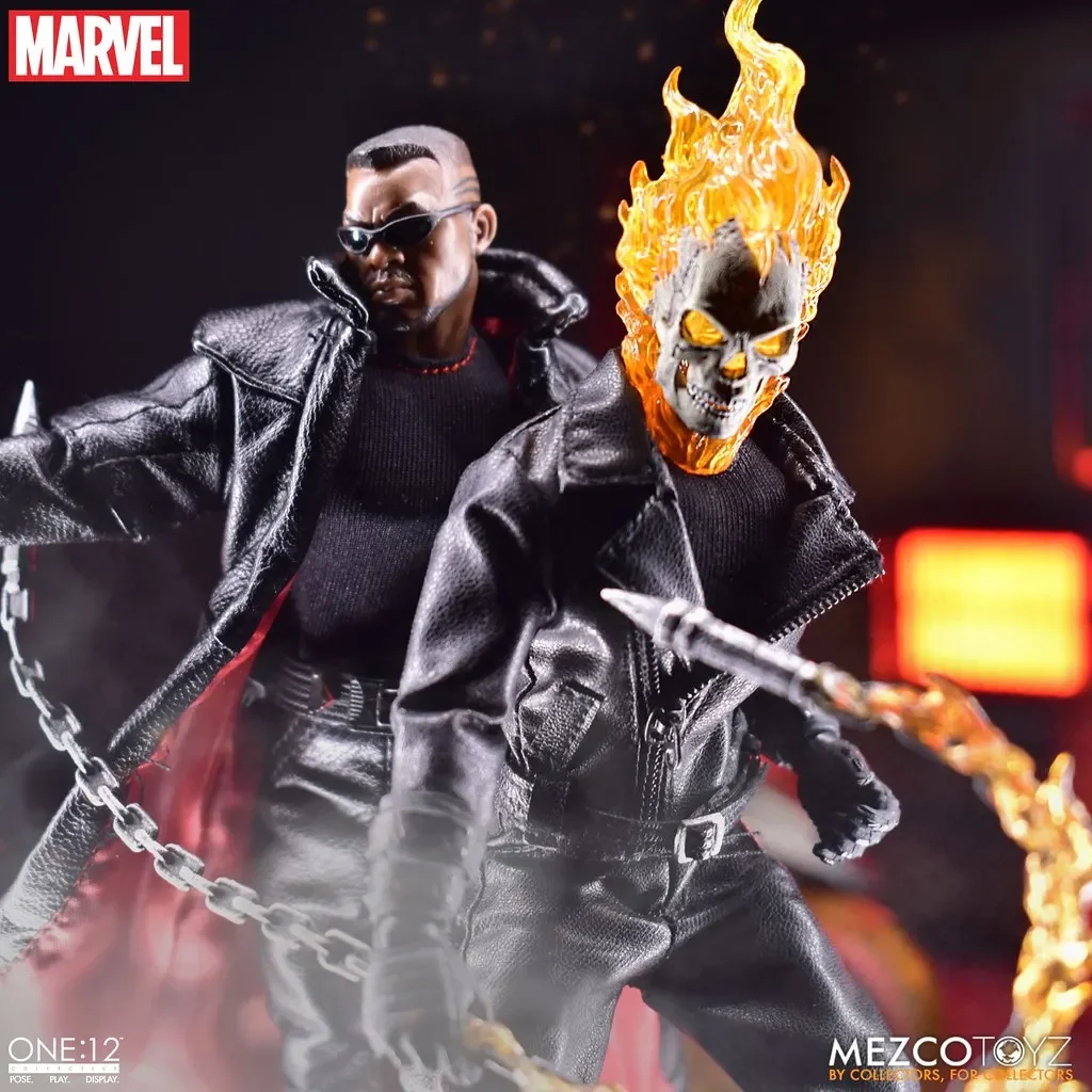 In Stock Original Mezco One:12 Ghost Rider Set With