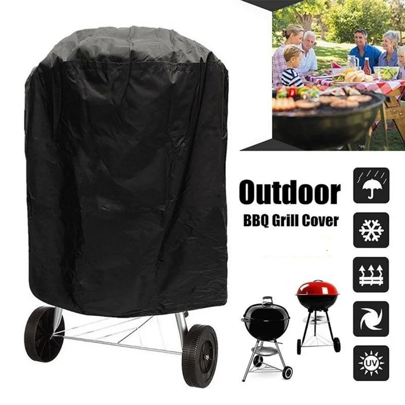 Bbq Cover Outdoor Barbeque Dust Waterproof Weber Heavy Duty Grill Rain Protective Charbroil Barbecue Forno Fire Pit Stufa Braciere