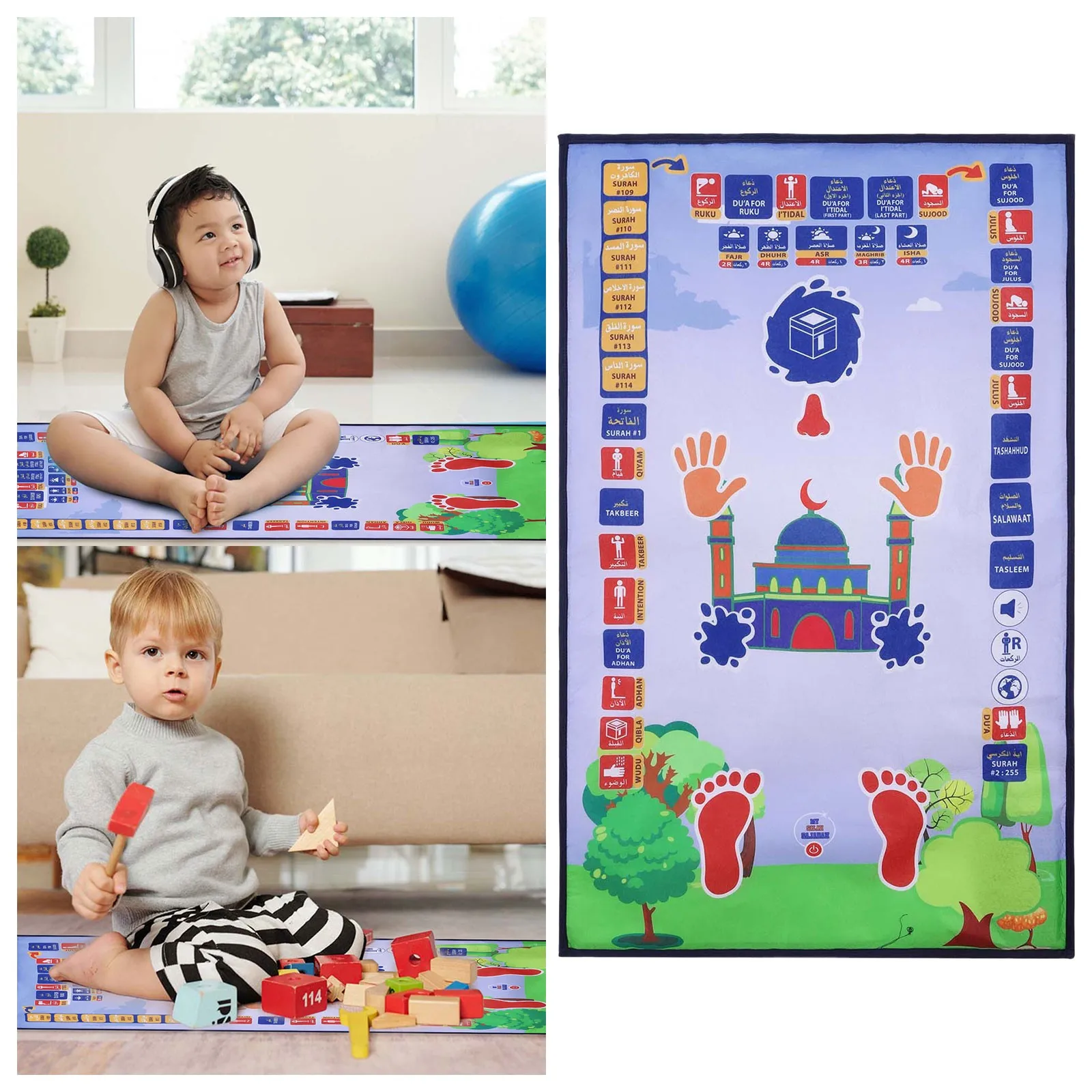 

Bedroom Area Rug Knitted Throws Electronic Blanket Meditation Pilgrimage Blanket Tool Rug Prayer Cup Kneel Cup Rug Durable