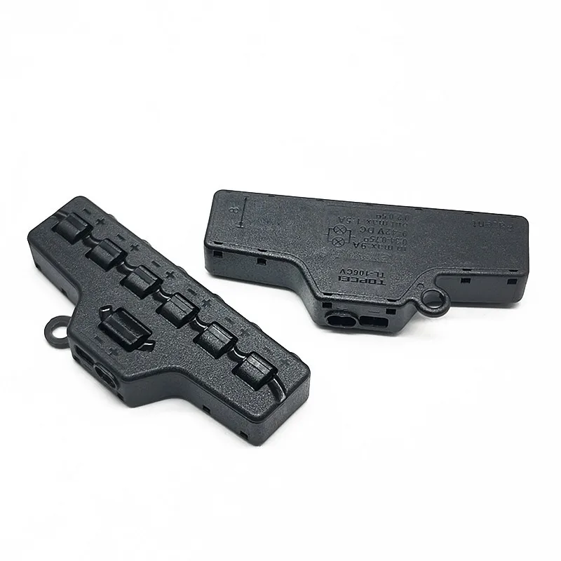 3/6 포트 분배 포트 공유 상자 Diy 소형 철도 기차 모델 장면 조명 시스템 DC 램프 레이아웃 용 라인 분배기