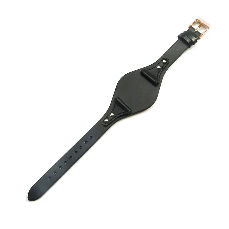 Elegant 18mm Leather Watch Strap with Pin Buckle - Women's Bracelet Watch Accessory