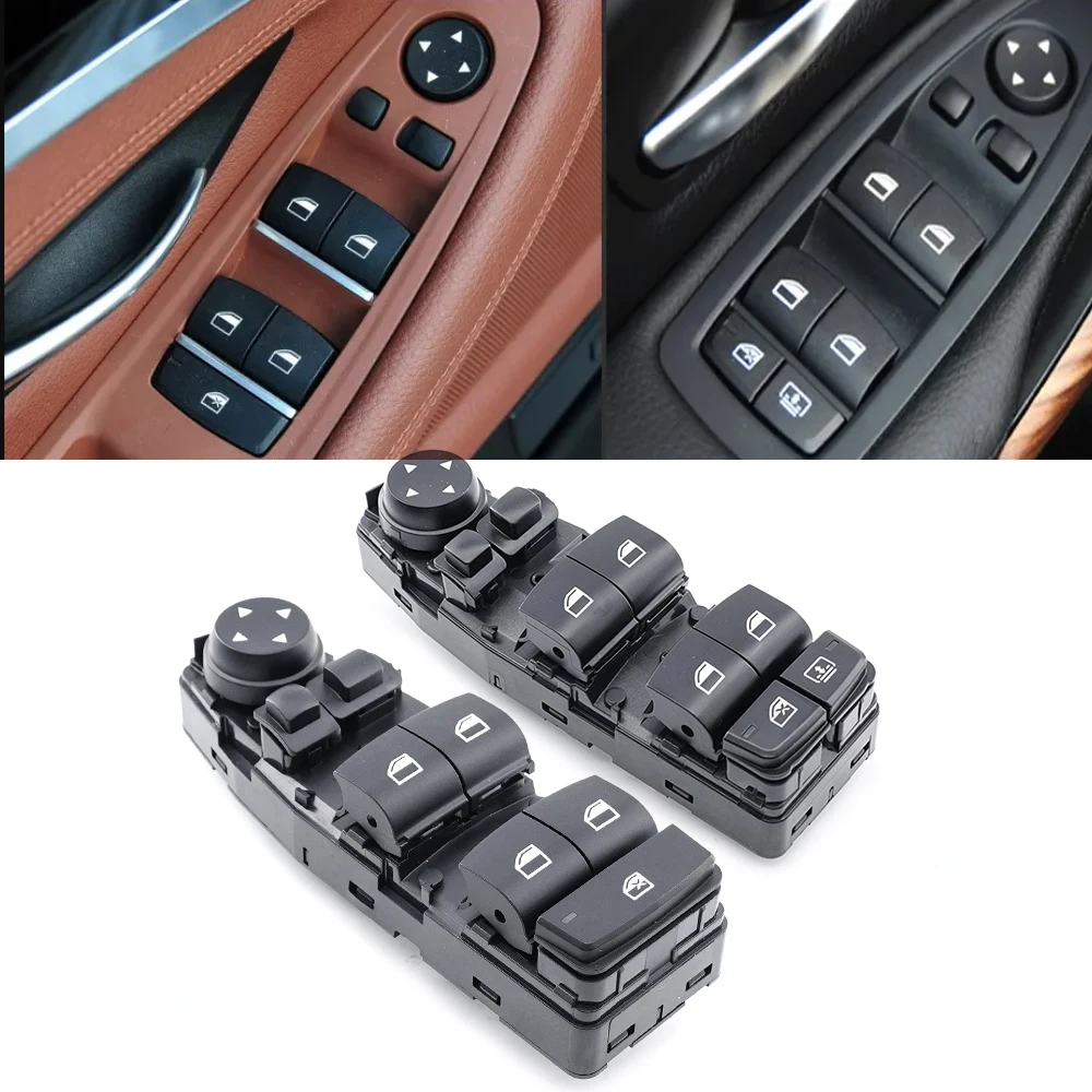 NEVOSA für bmw 5 6 serie f06 f07 f10 f11 x3 f25 fahrers ei tiger Fensterheber schalter Haupt steuer knopf 61319241956 61319241955 – Detail 6