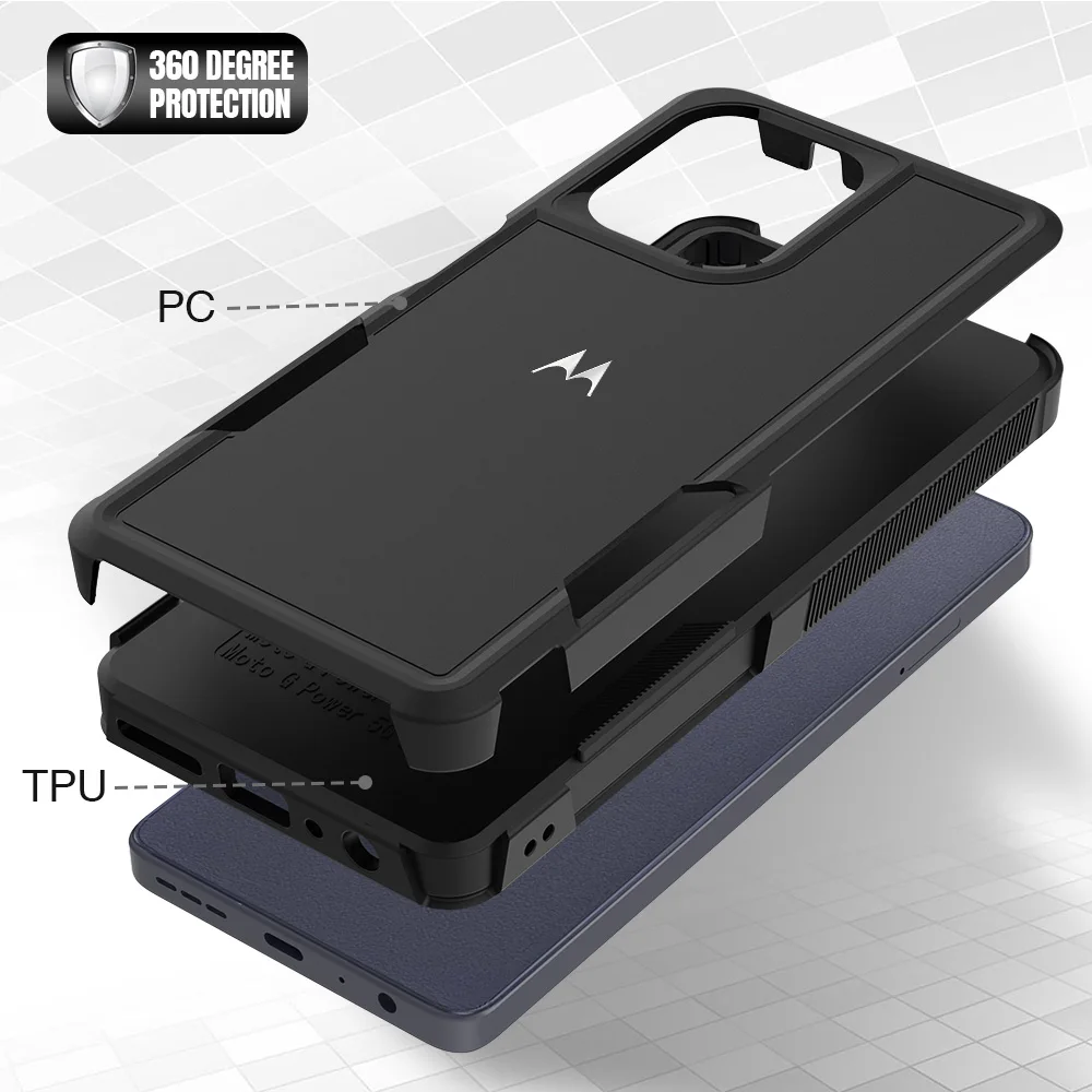 Military Grade Anti-Drop Armor Phone Case - 2-in-1 Protection Cover