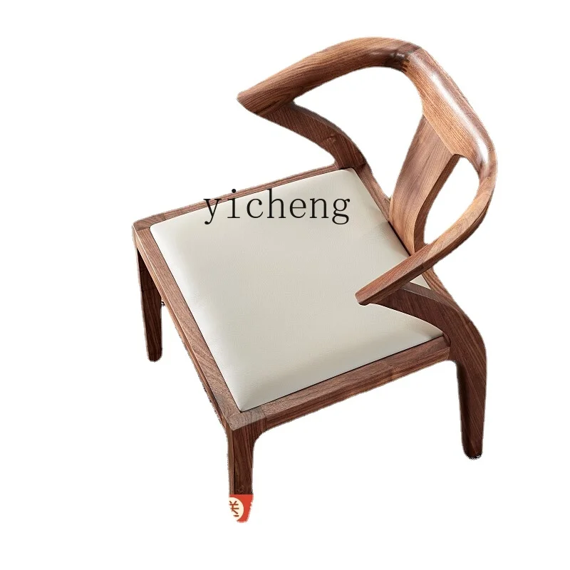 

Zf Home New Chinese Style Armchair Leisure Nordic Simple Armrest Study