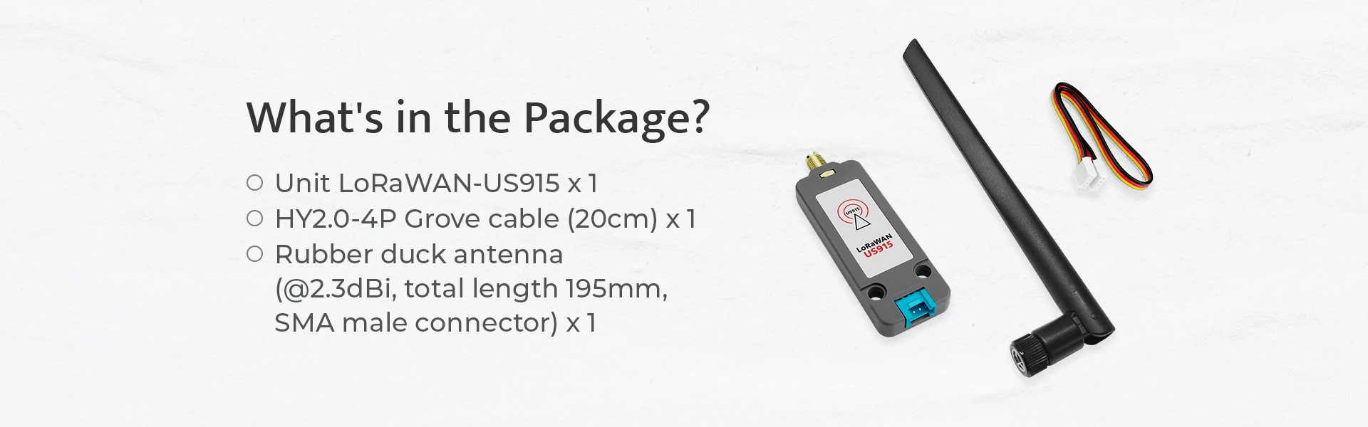 Official LoRaWAN Unit US915(STM32WLE5) with Antenna