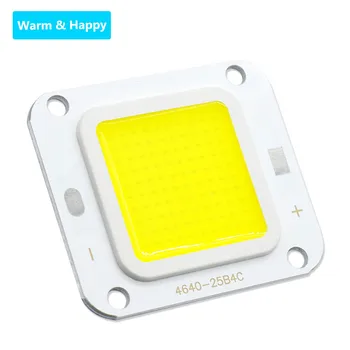 고휘도 LED COB 칩 4640, LED 투광 조명 프로젝션 조명용, 야외 광원 DIY용, 40W, DC12-14V, 2500mA, 1 개