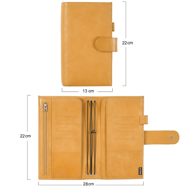 Moterm Companion Traveler Notebook Cover - Standard (Vegetable Tanned