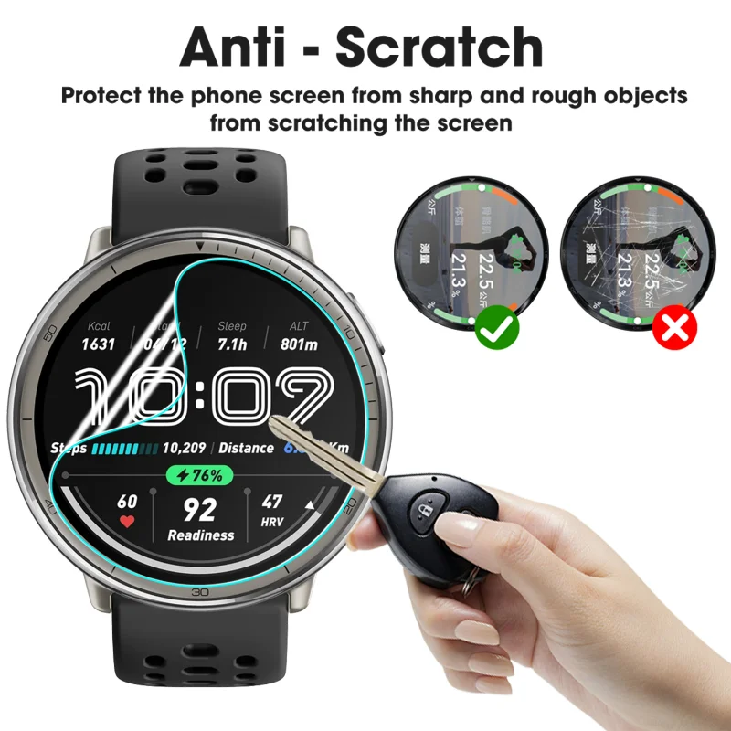Curved Soft Edge Anti-Scratch TPU Hydrogel Screen Protector Film