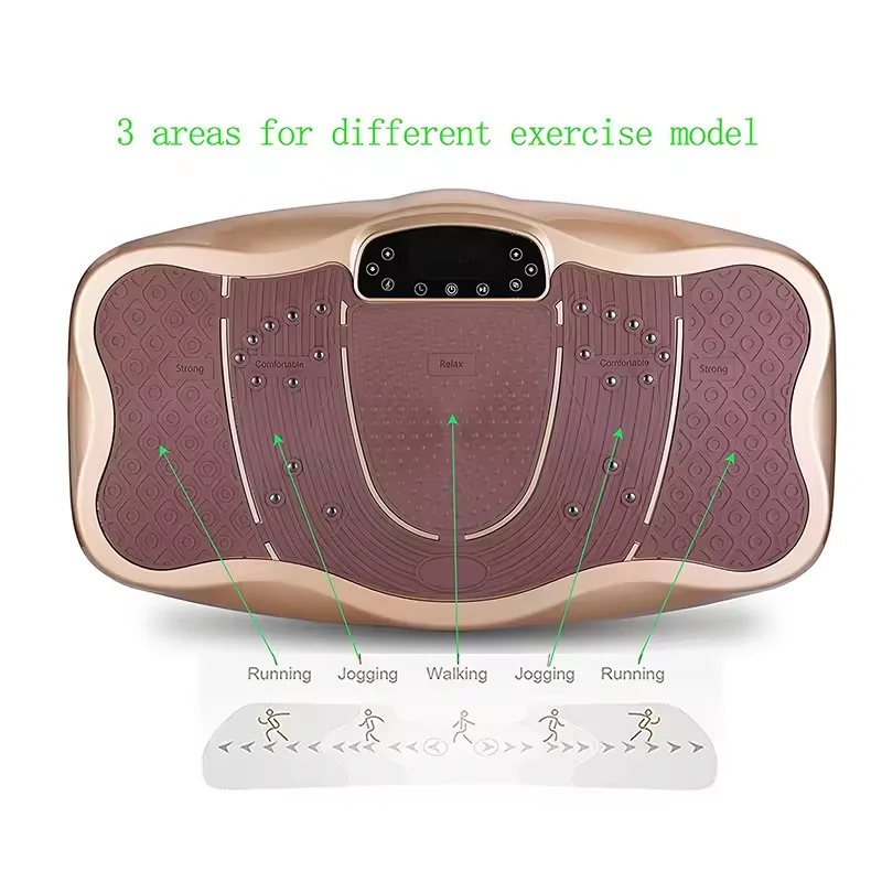Full-Body Slim Fitness Vibration Plate Machine Crazy Fit Massage