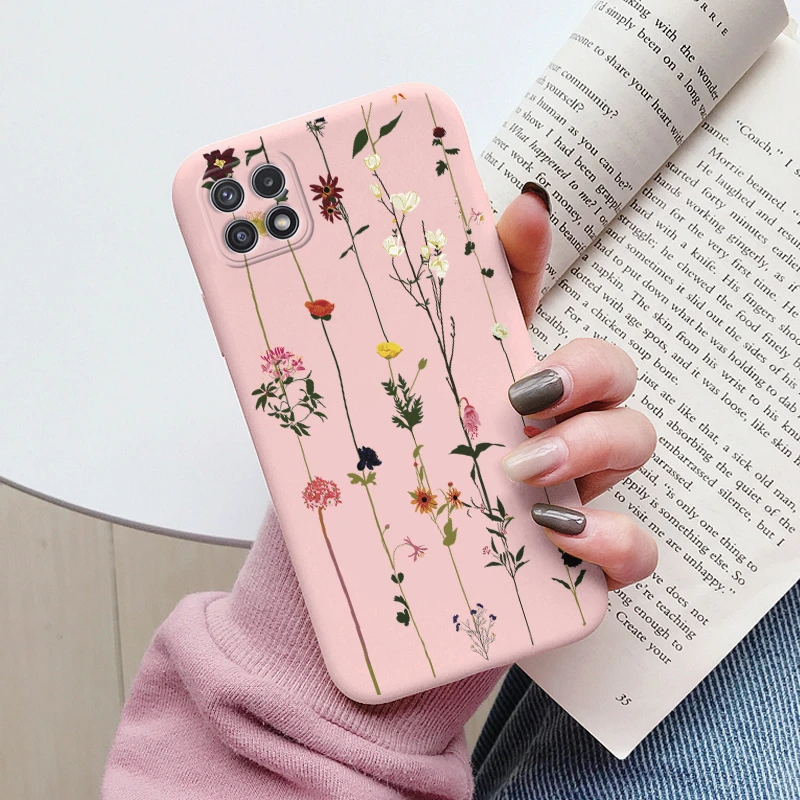 Charming Floral & Butterfly Soft TPU Phone Cover – Protective Bumper Case