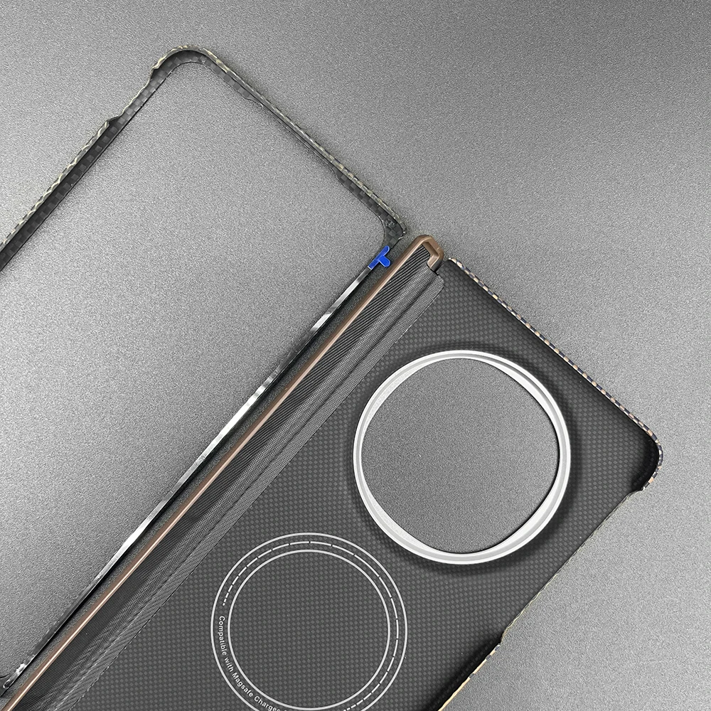 Étui Complet Avec Protection De Charnière + Film Verre Trempé Pour Oppo Find N5 - Coque Rigide Et Antichoc