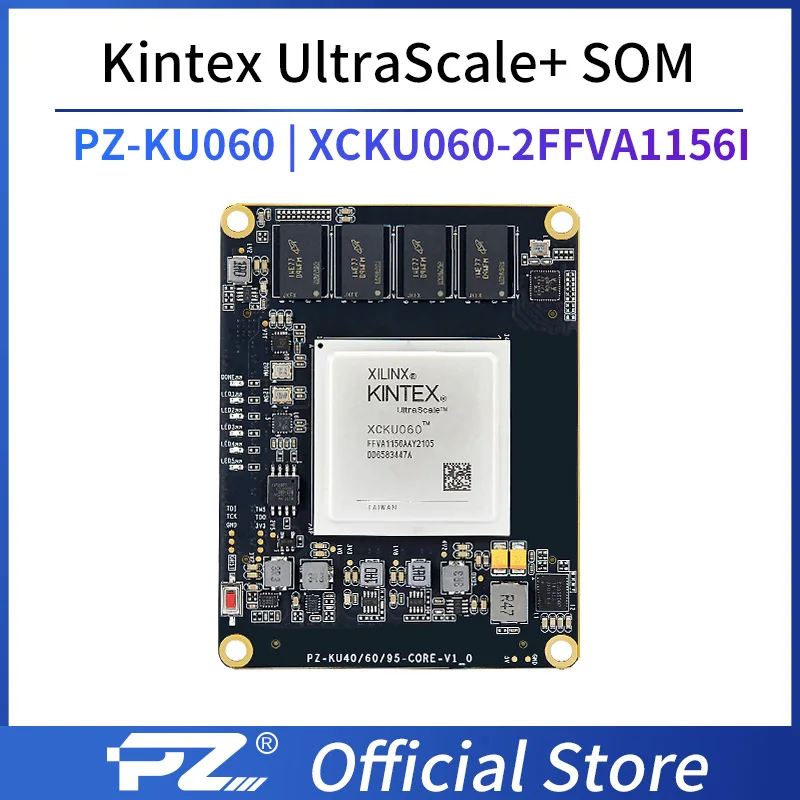 

xilinx Kintex Ultrascale PZ-KU060-SOM core board som fpga core board evaluation kit soc board soc