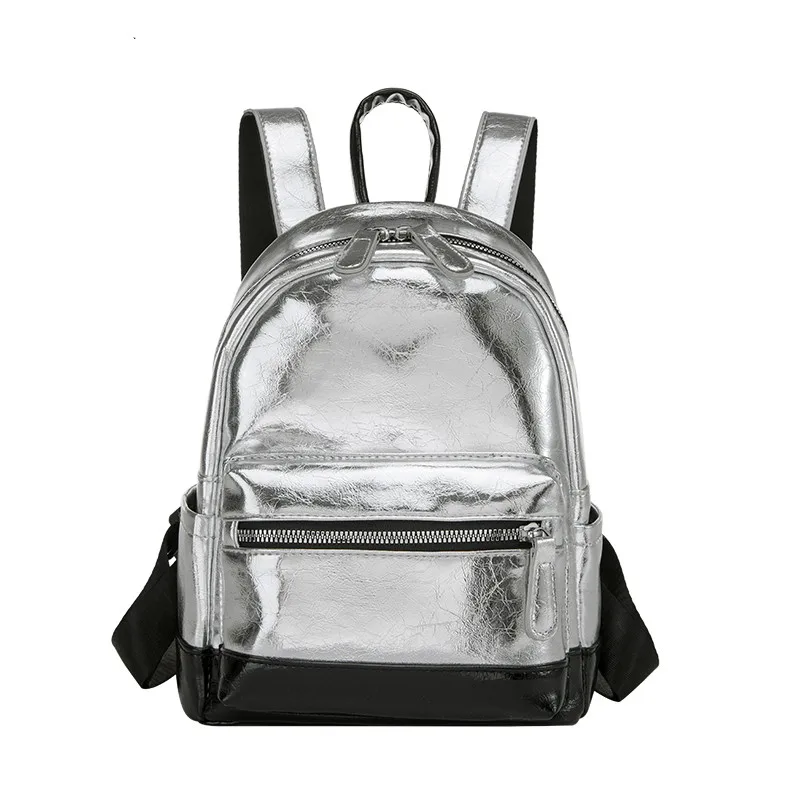 ミュージシャン the GazettE MINI LEATHER BACKPACK SILVER ミュージシャン the GazettE MINI LEATHER BACKPACK SILVER