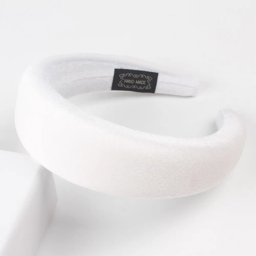 Eleganter Haarschmuck Damen Samt Hoop Band Samt Stirnband Schwamm Haarreifen Breiter Haarreifen
