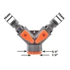 1/2" 3/4" 1" Garden Hose On/Off Valve Quick Connector Male and Female Tap Adapter Y-Joint Kit For Garden Hose Sprinkler 1Pc 6