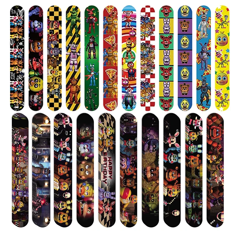 Bracelet Five Nights At Freddy's 4 Pièces - Cadeau Fan Jeux Vidéo