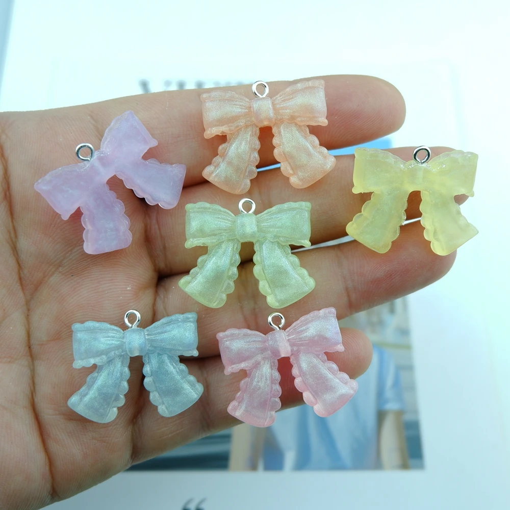 Wholesale Bow Charms for Jewelry Making Diy Earring Bracelet Pendant  Accessories Findings Phone Making Bulk