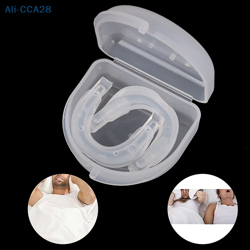 

Dental Health Oral Care Teeth Brace Dental Mouth Guard Bruxism Splint Night Teeth Tooth Grinding+Storage Case Sleeping Aid Tool