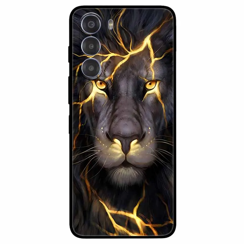 Cute Cartoon Soft TPU Silicone Phone Case - Painted Cat Design