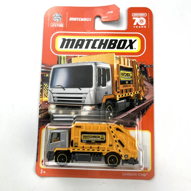

2021 Matchbox Cars GARBAGE KING 1/64 Metal Diecast Collection Alloy Model Car Toy Vehicles